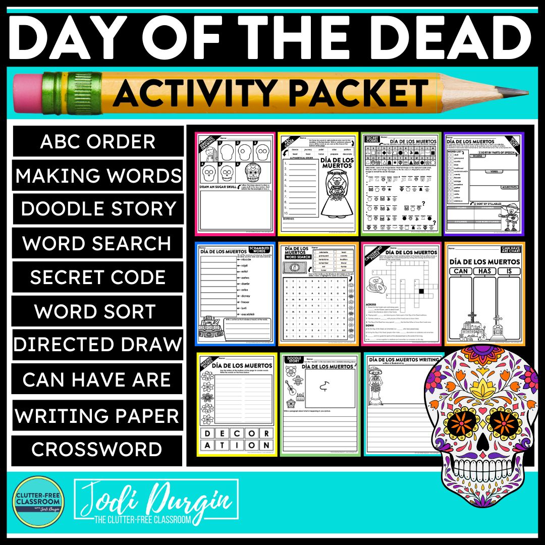 Day of the Dead worksheets