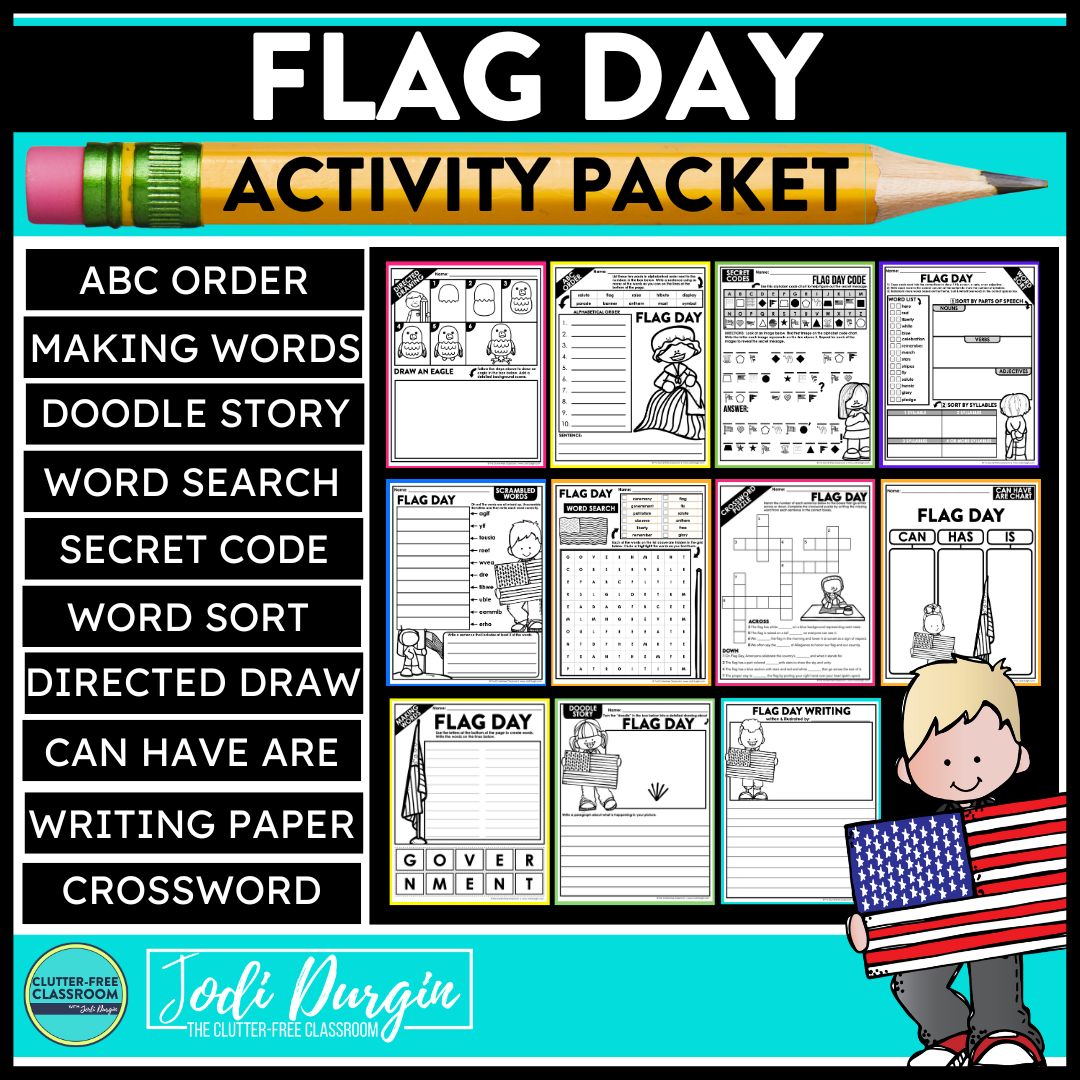 Flag Day worksheets