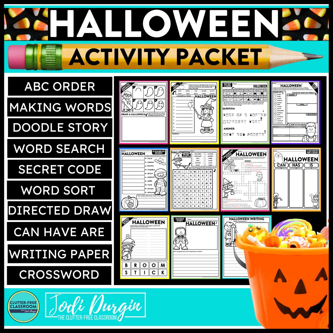 Halloween worksheets