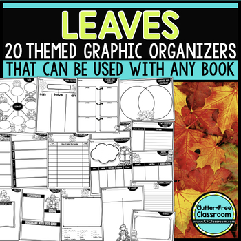 leaves reading graphic organizers