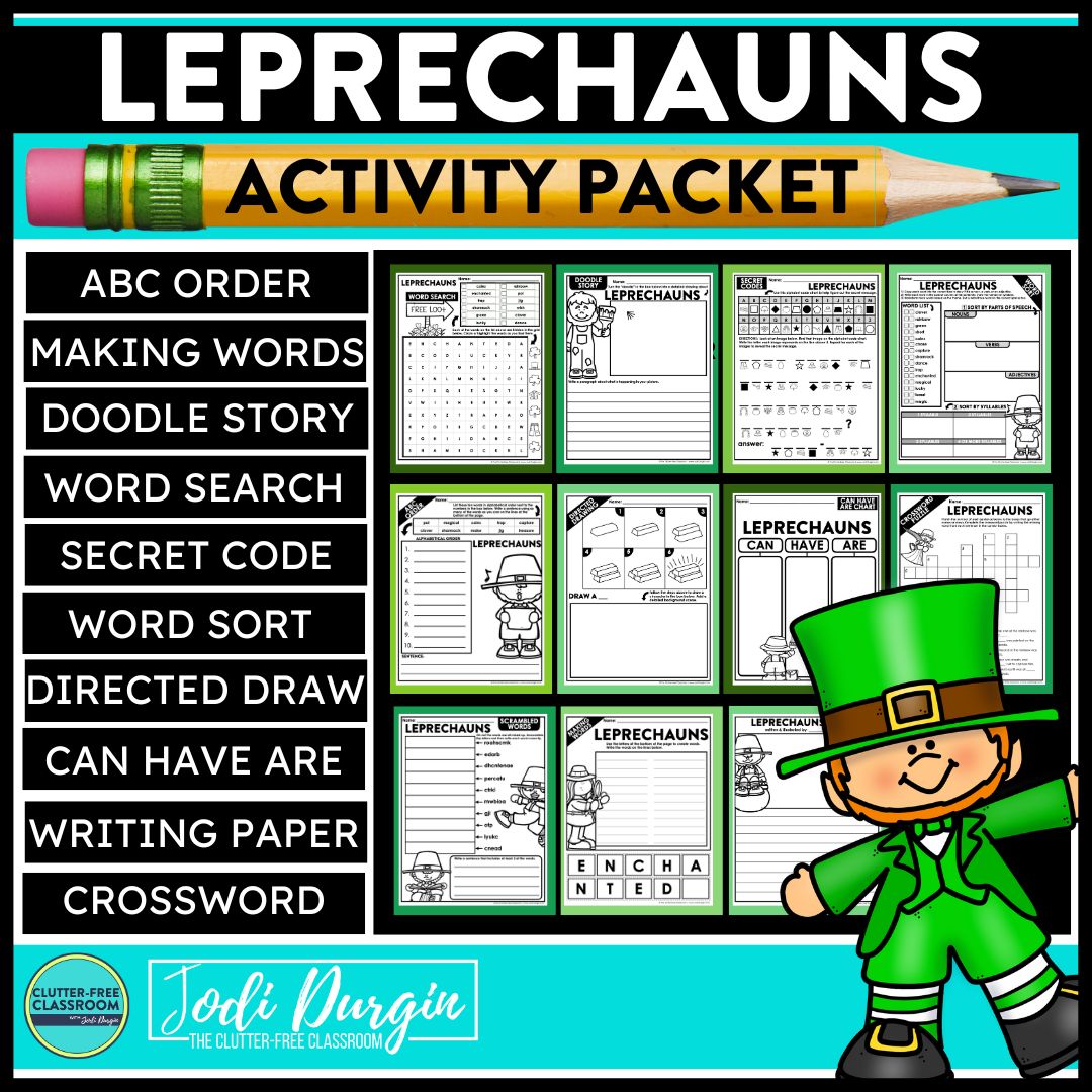 leprechaun worksheets