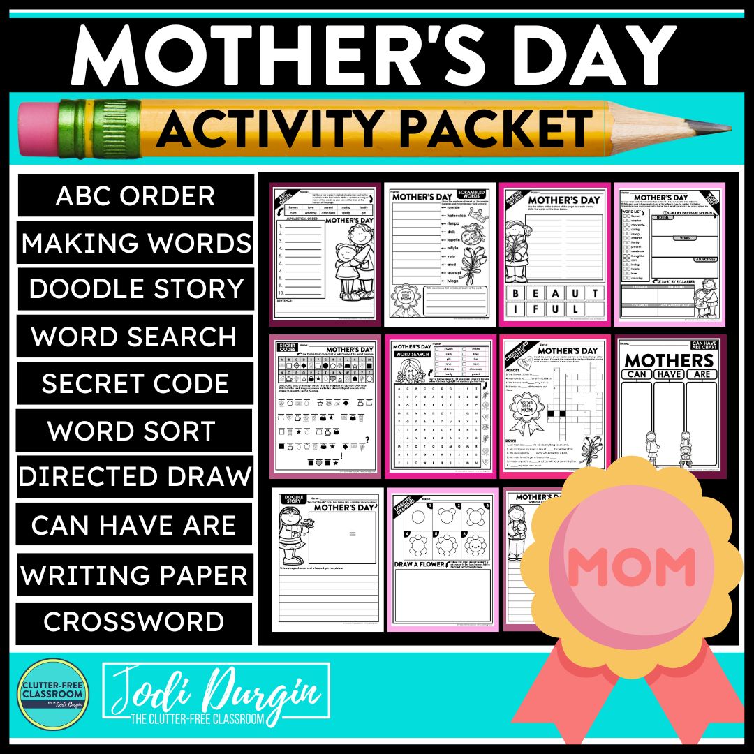 Mother's Day worksheets