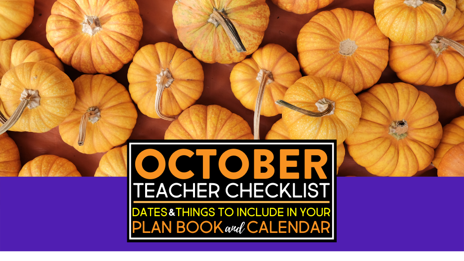 ideas for teaching in October