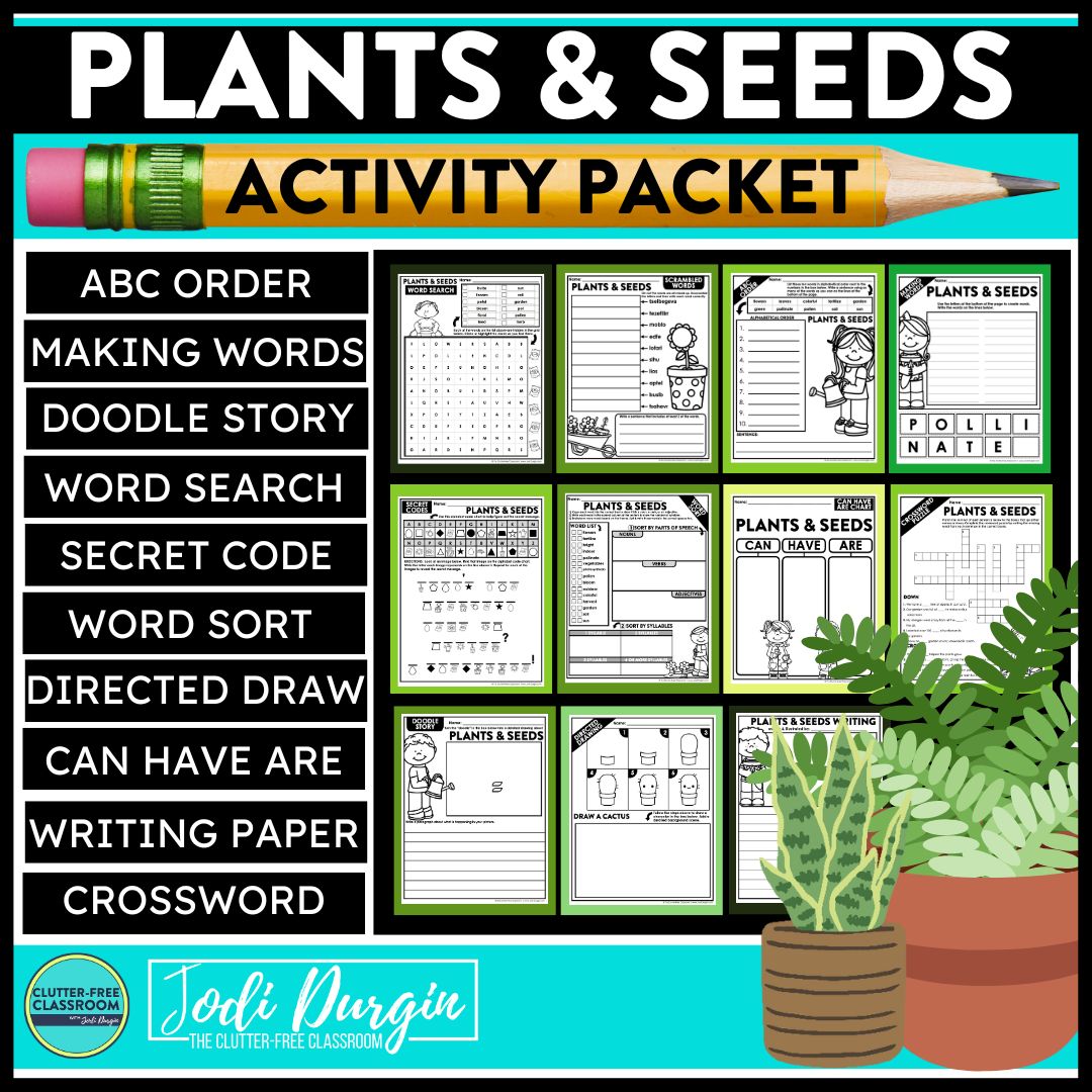 plants and seeds worksheets