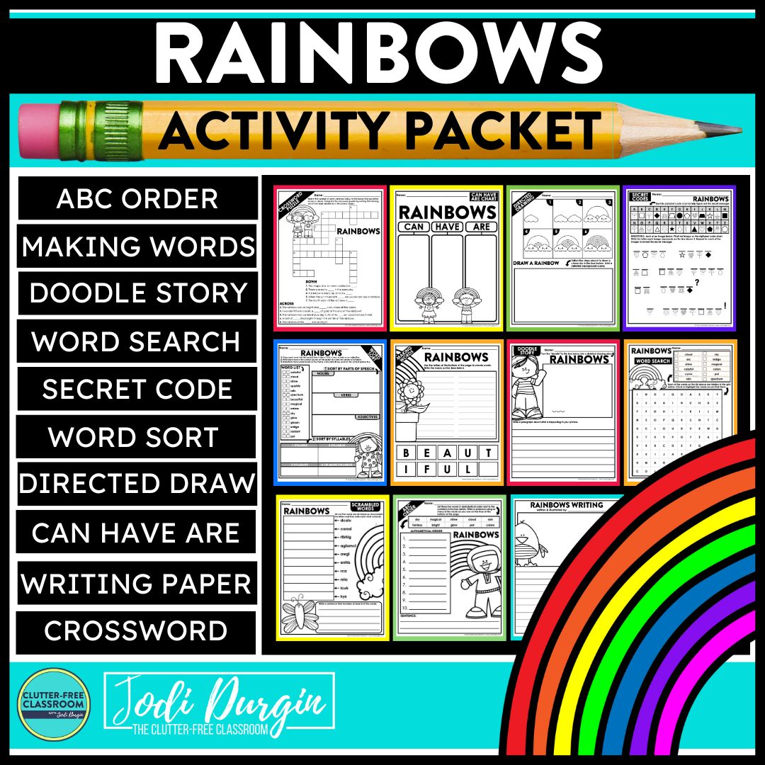 rainbow worksheets