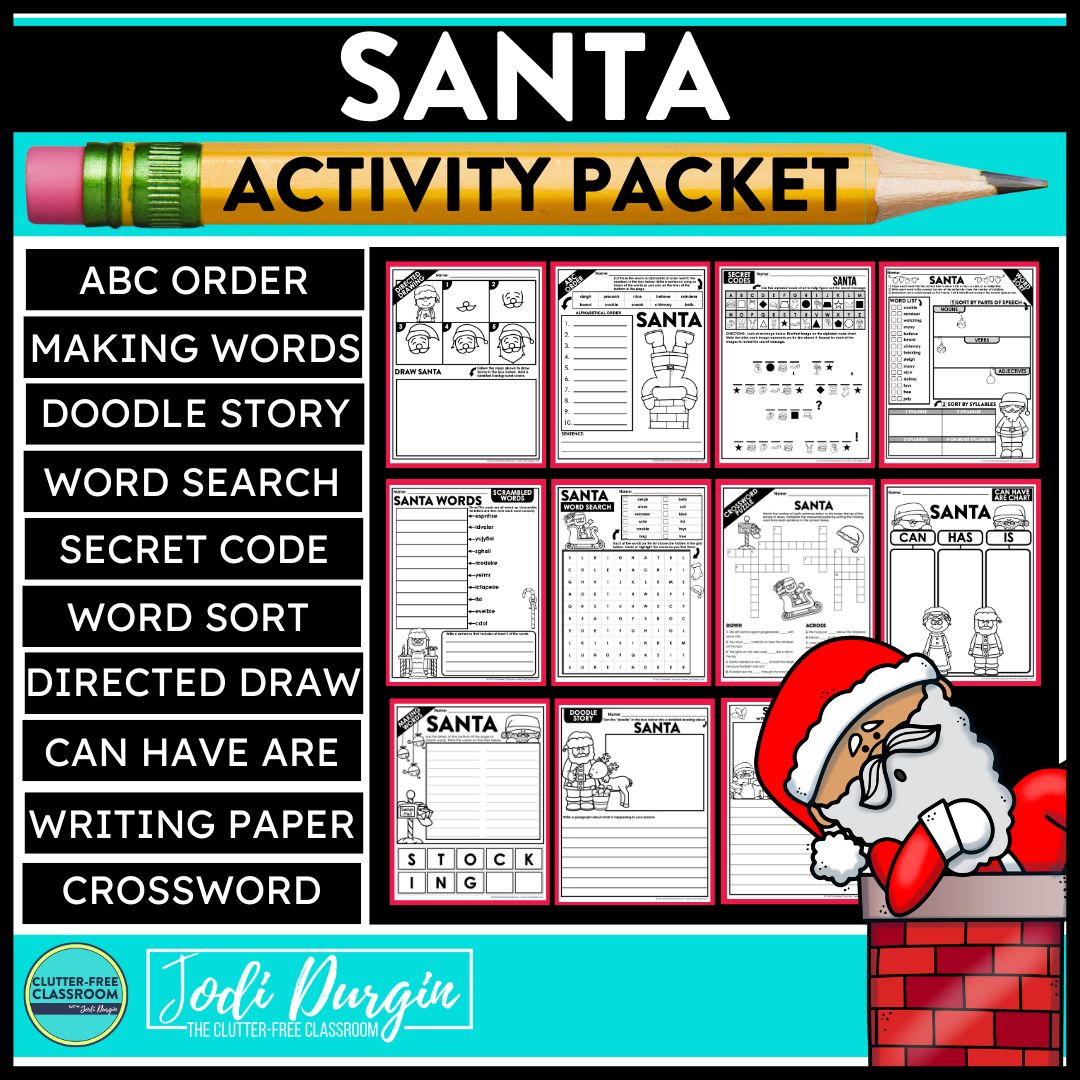 Santa worksheets