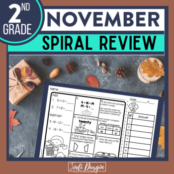 2nd Grade November math activities