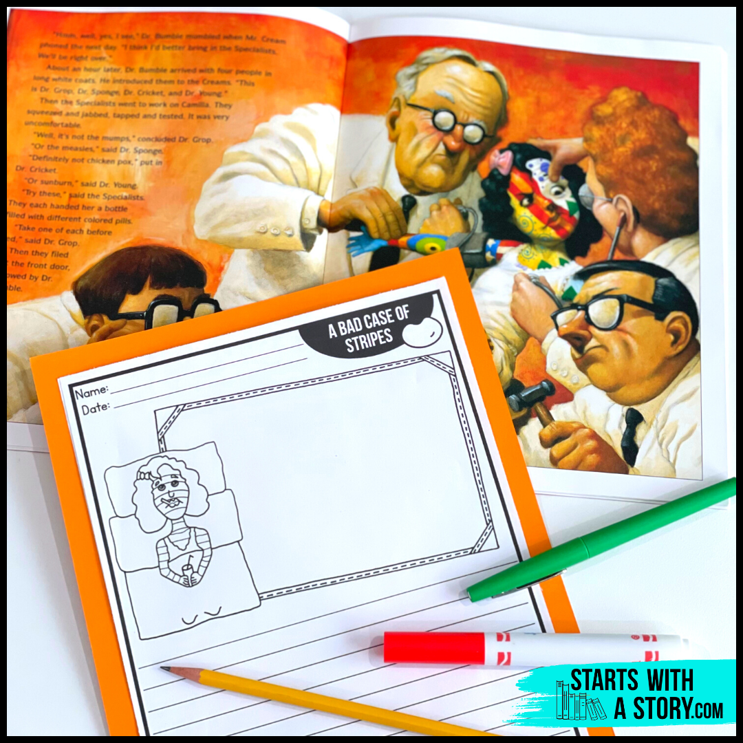 A Bad Case of Stripes book activity