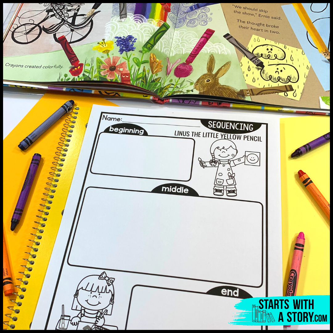 Linus the Little Yellow Pencil activity
