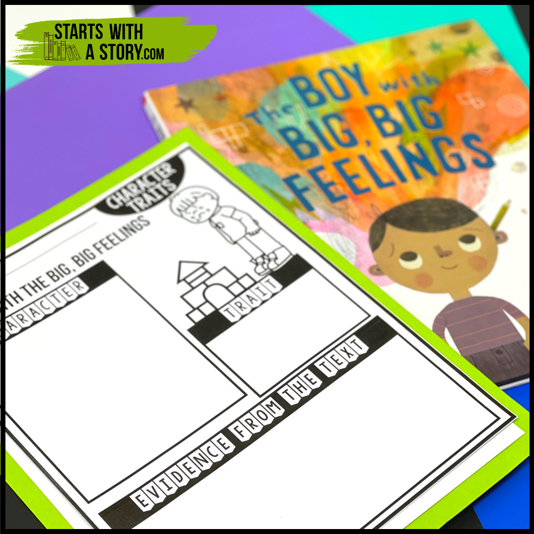 The Boy with the Big Big Feelings book activity