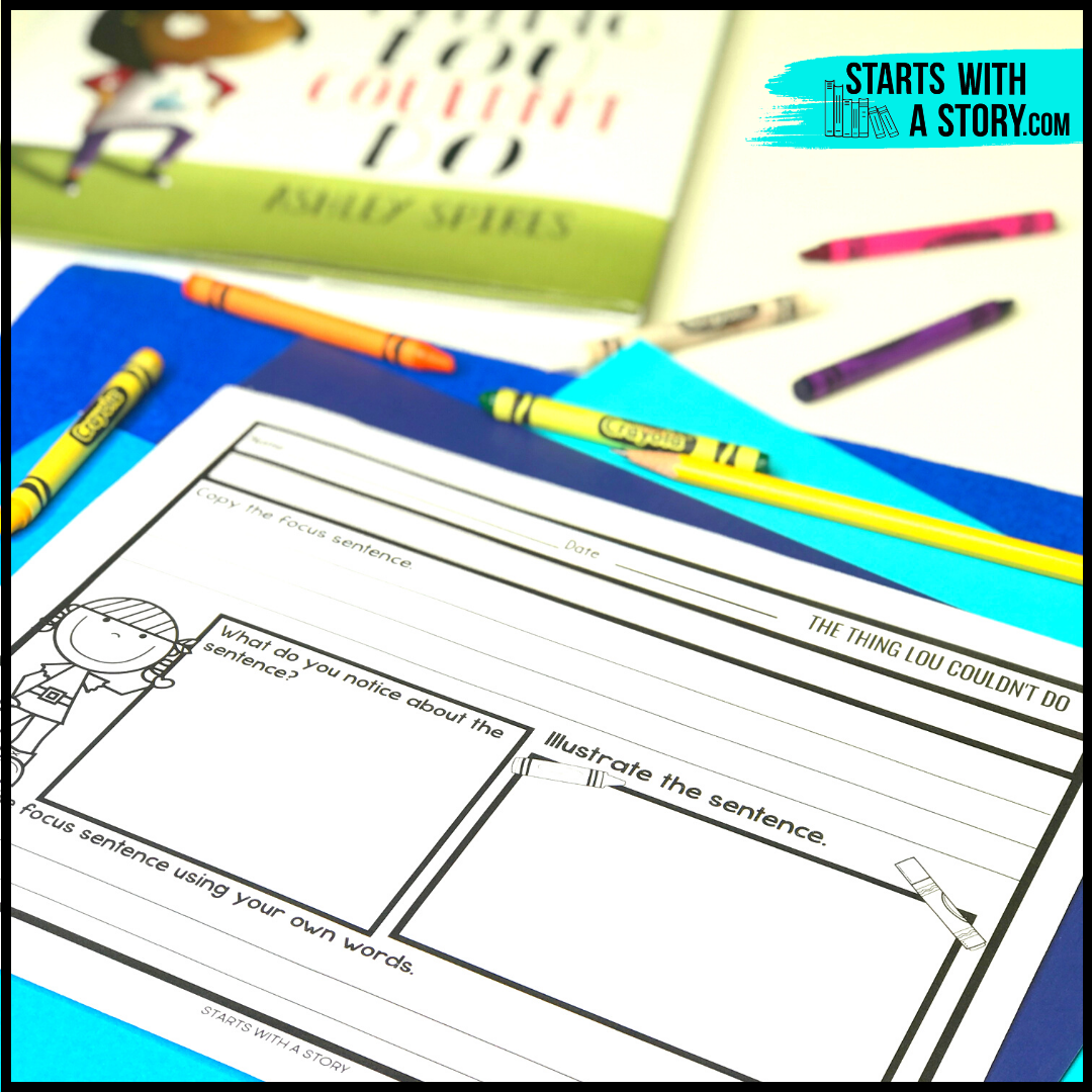 The Thing Lou Couldn't Do activity