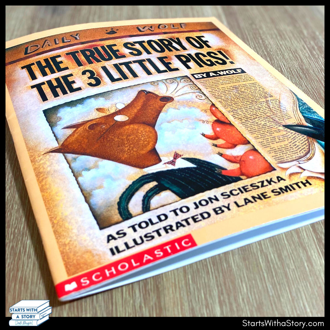 The True Story of the Three Little Pigs book cover