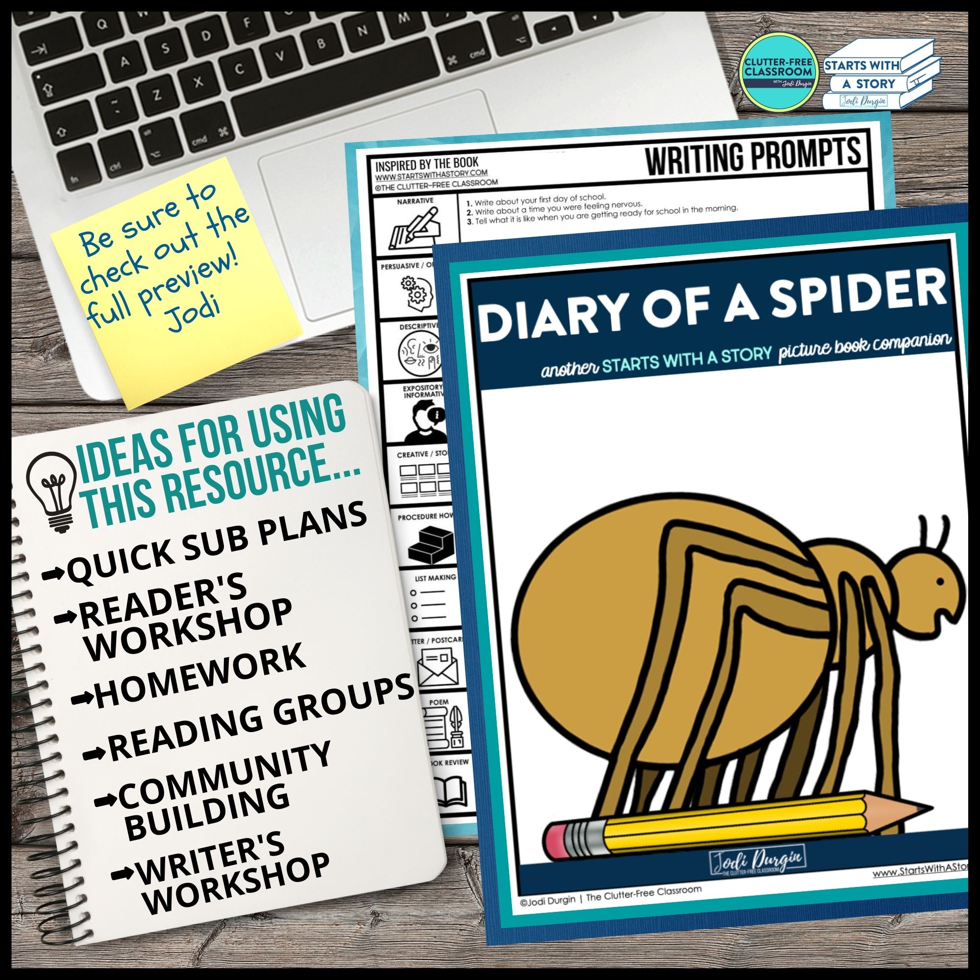 Diary of a Spider Activities and Lesson Plans for 2025 - Teaching with ...