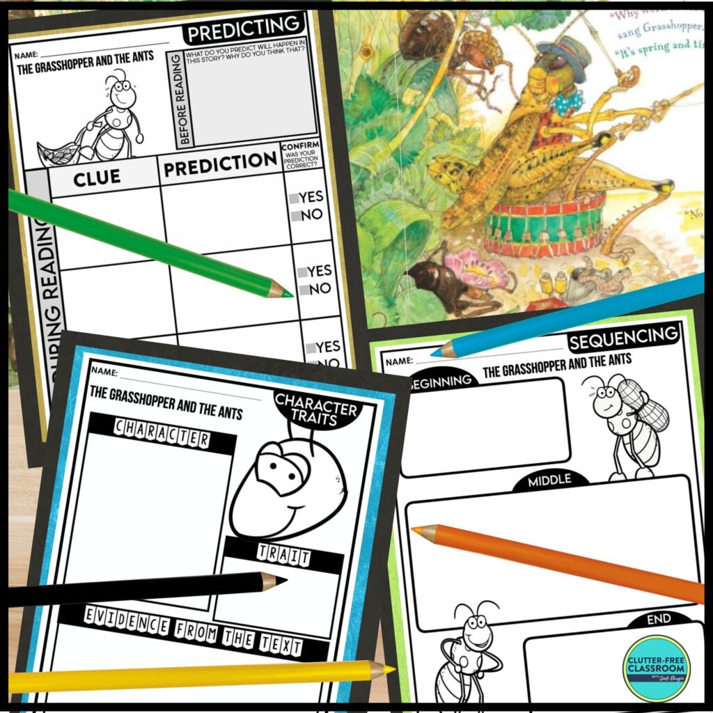 Grasshopper and the Ants book and activities
