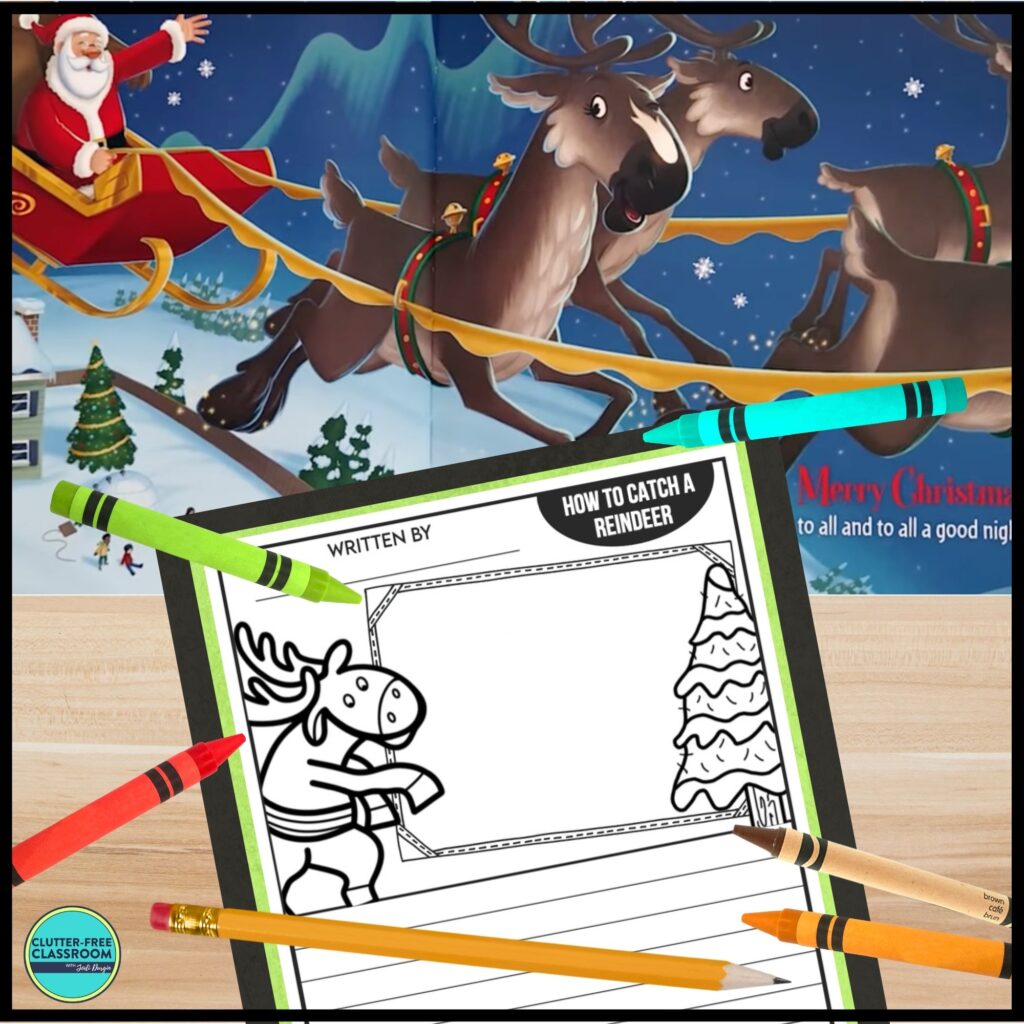 How to Catch a Reindeer book and writing activity