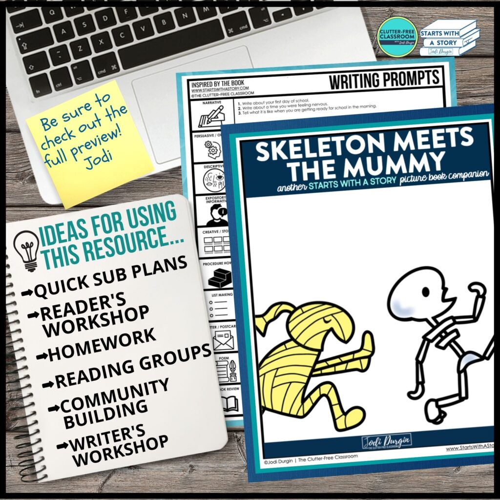 Skeleton Meets the Mummy book companion