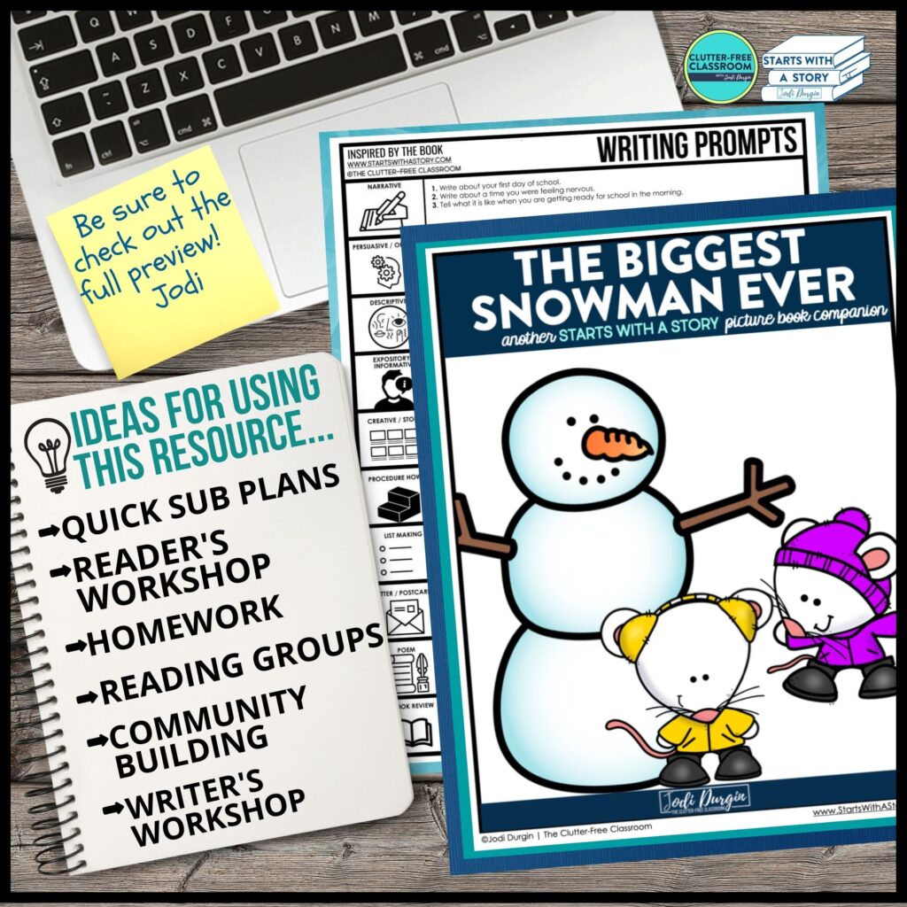 The Biggest Snowman Ever book companion