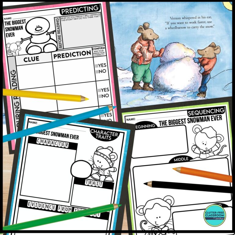 The Biggest Snowman Ever Activities and Lesson Plans for 2024 ...