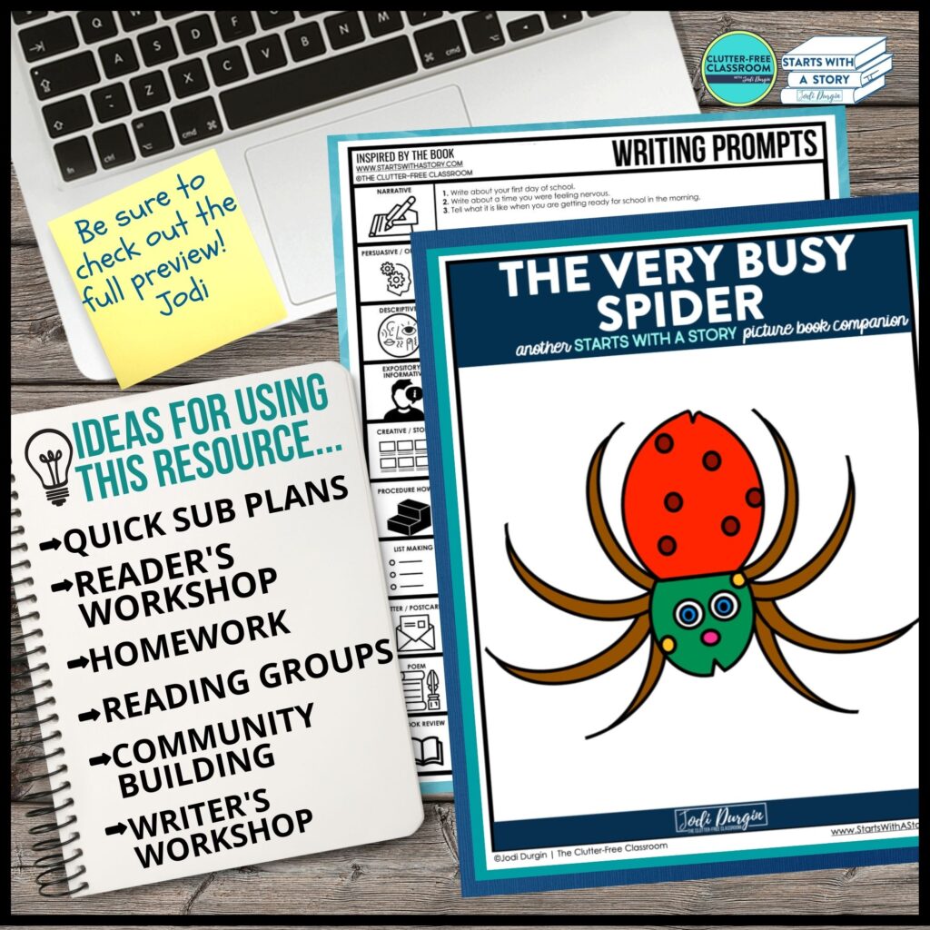 The Very Busy Spider book companion
