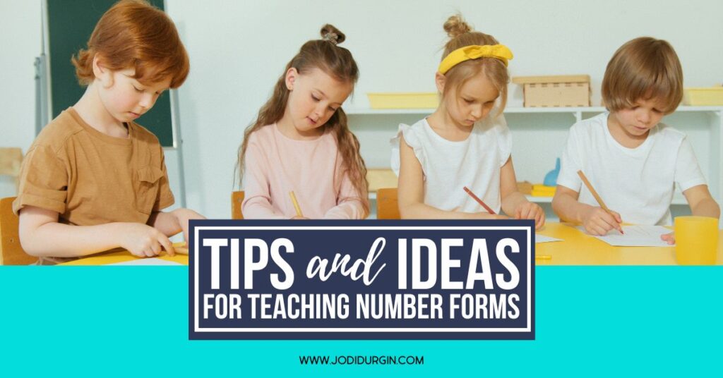 how to teach number forms