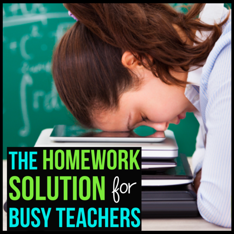 the homework solution for busy teachers