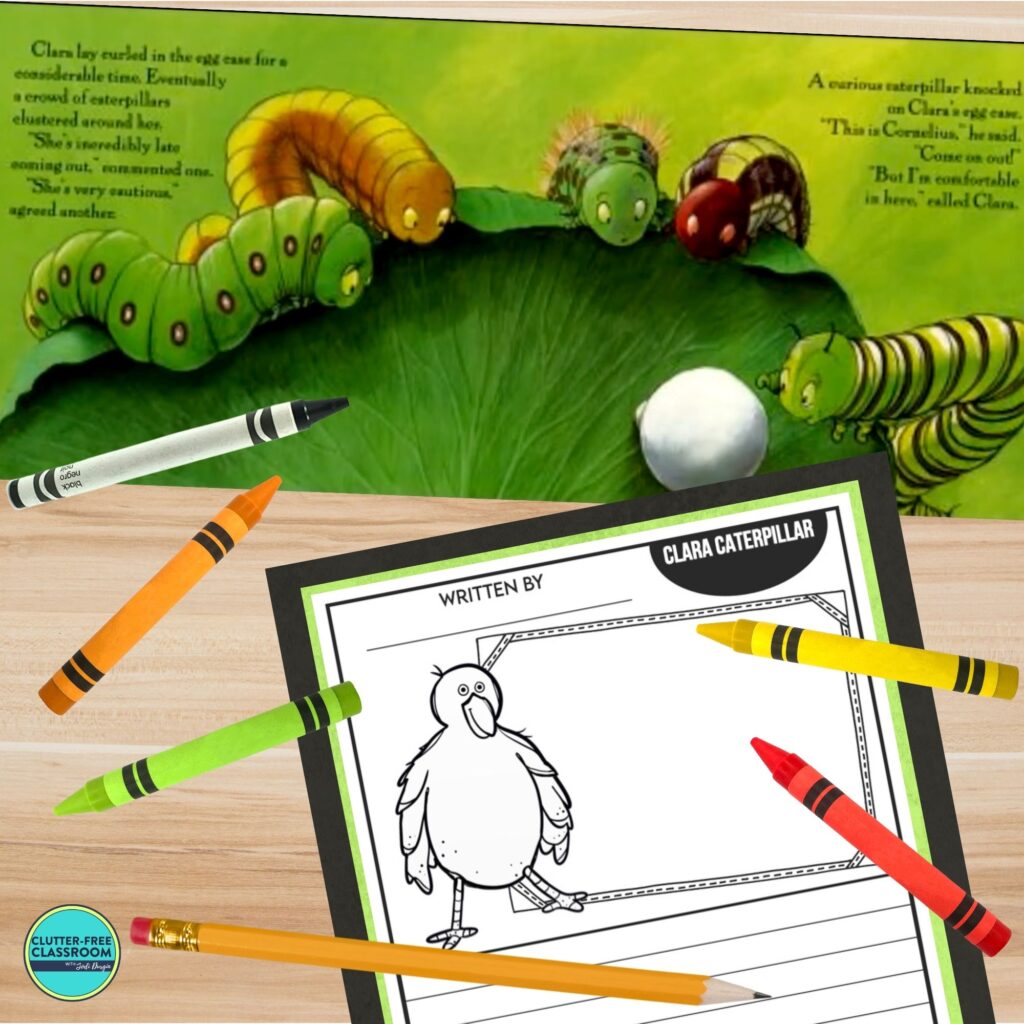 Clara Caterpillar book companion activity