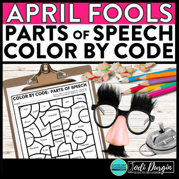 April Fools color by code activity