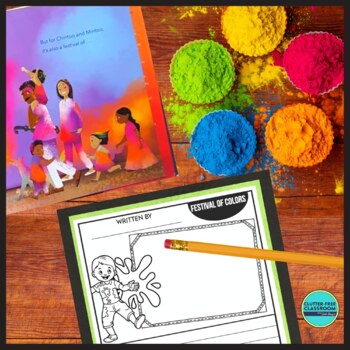 Festival of Colors book and writing activity