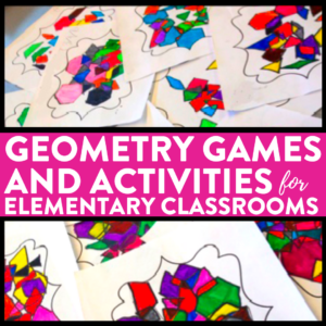 geometry games and activities for elementary classrooms