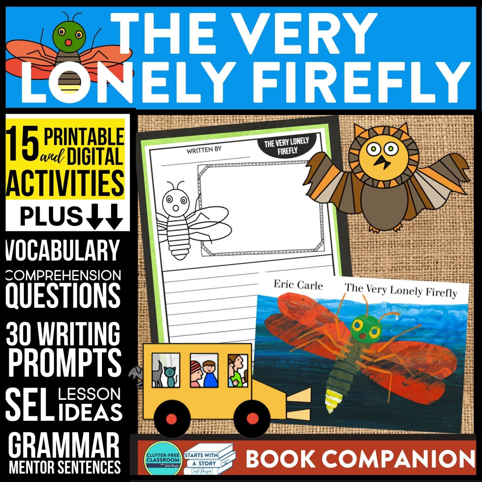 The Very Lonely Firefly Activities and Lesson Plans for 2024 - Teaching ...