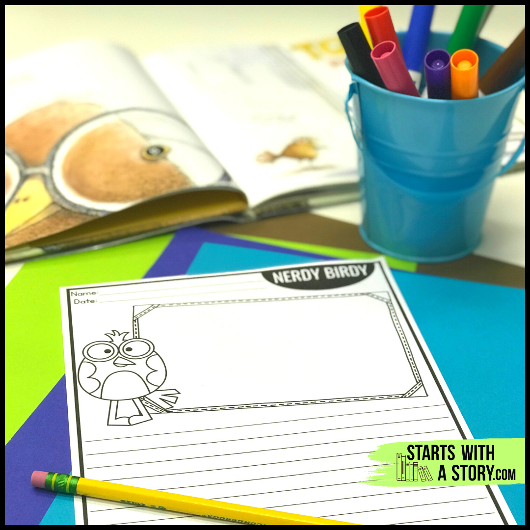 Nerdy Birdy writing activity
