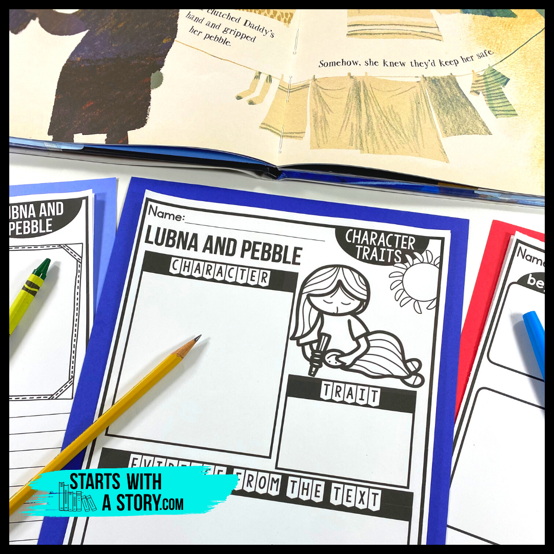 Lubna and Pebble book activities