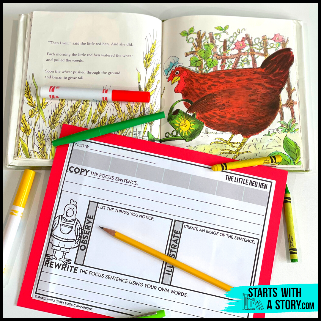 The Little Red Hen activity