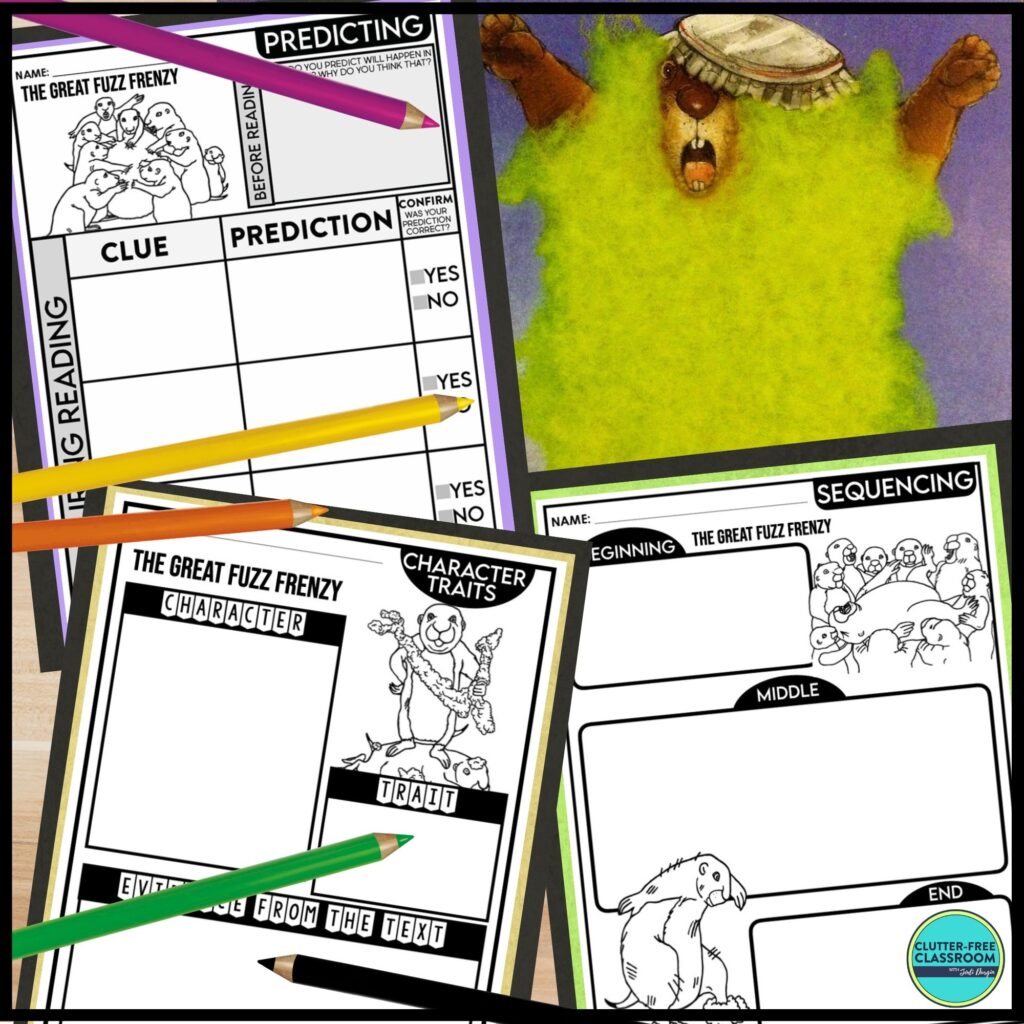The Great Fuzz Frenzy book companion activities