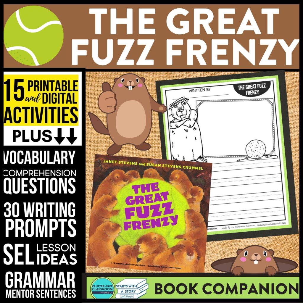 The Great Fuzz Frenzy book companion activities