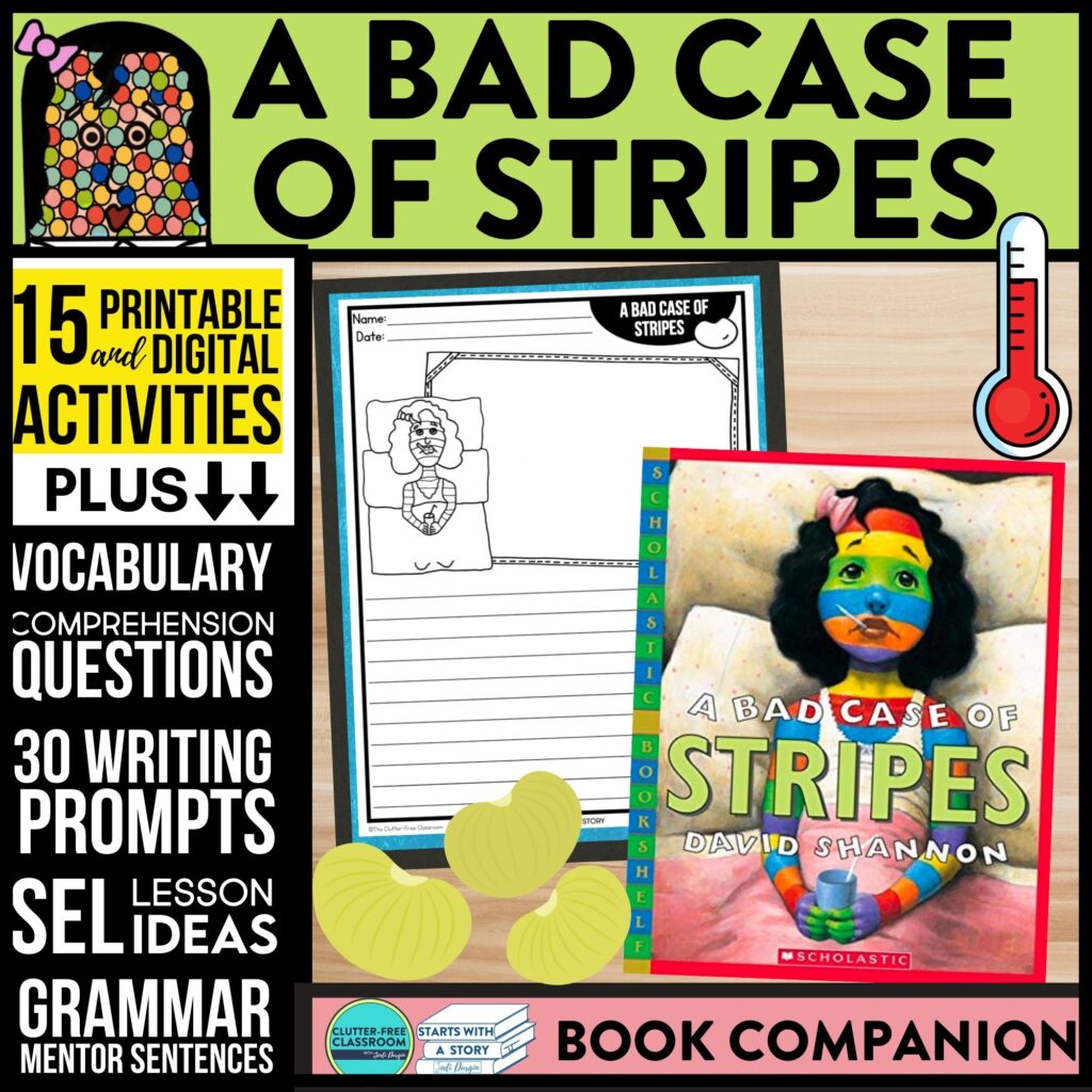 A Bad Case of Stripes book companion