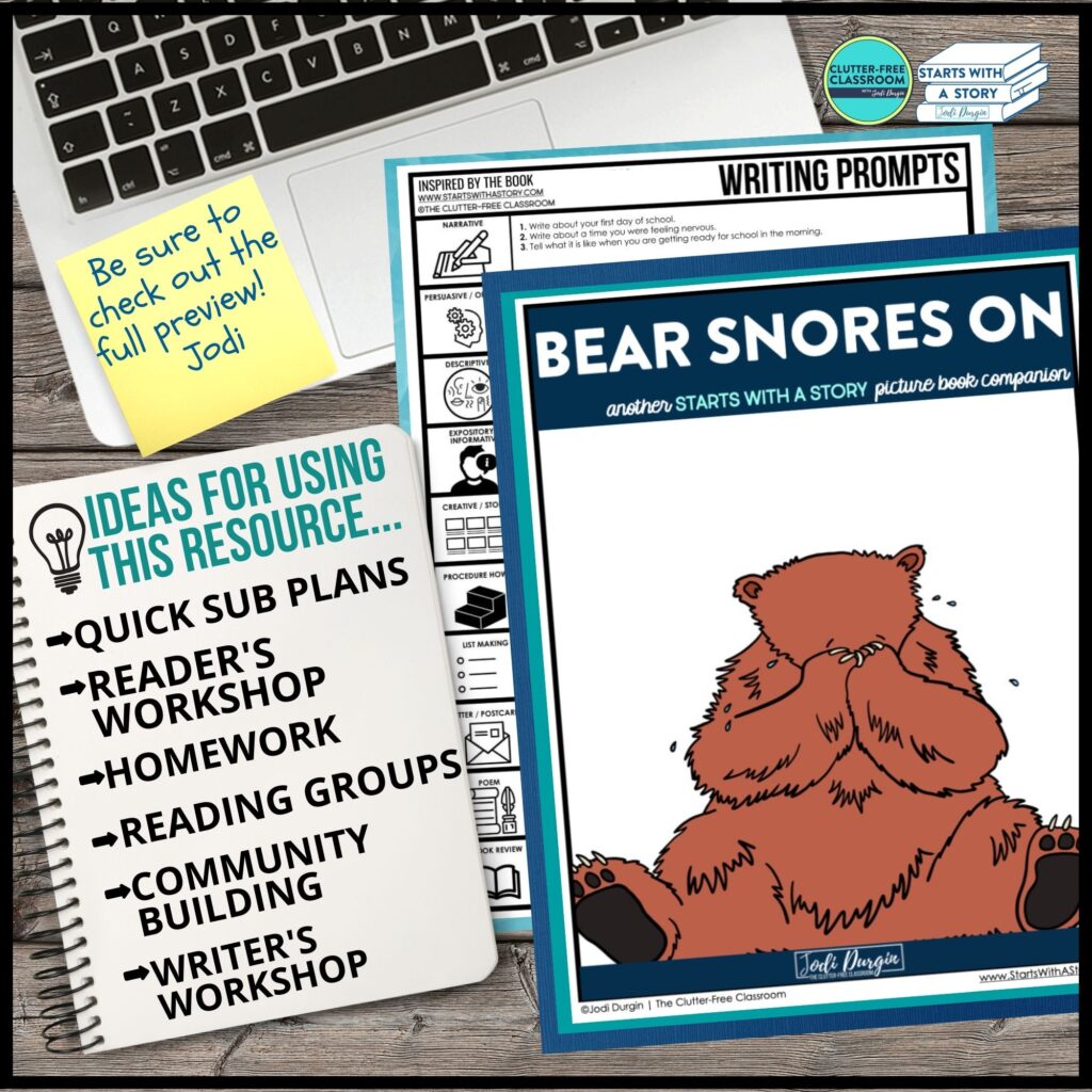 Bear Snores On book companion