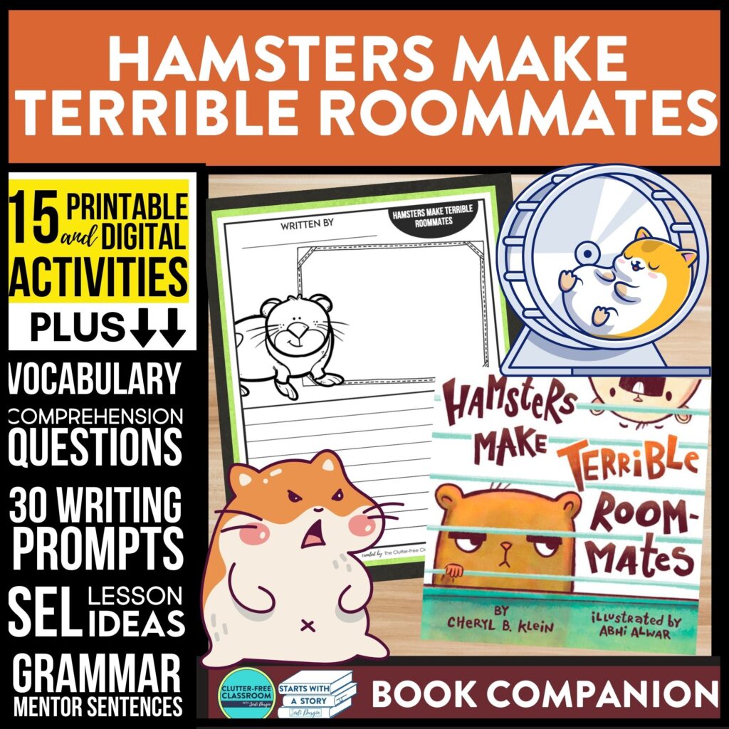 Hamsters Make Terrible Roommates book companion activities