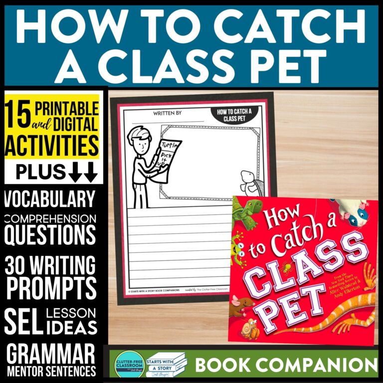 How to Catch a Class Pet book companion activities