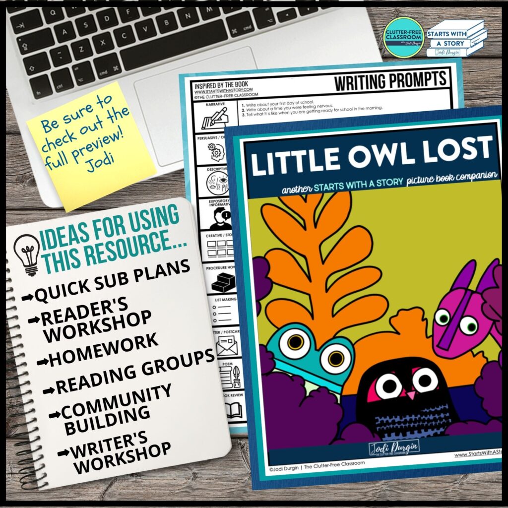 Little Owl Lost book companion