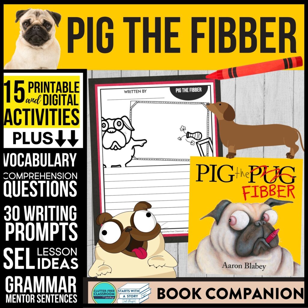 Pig the Fibber book companion activities