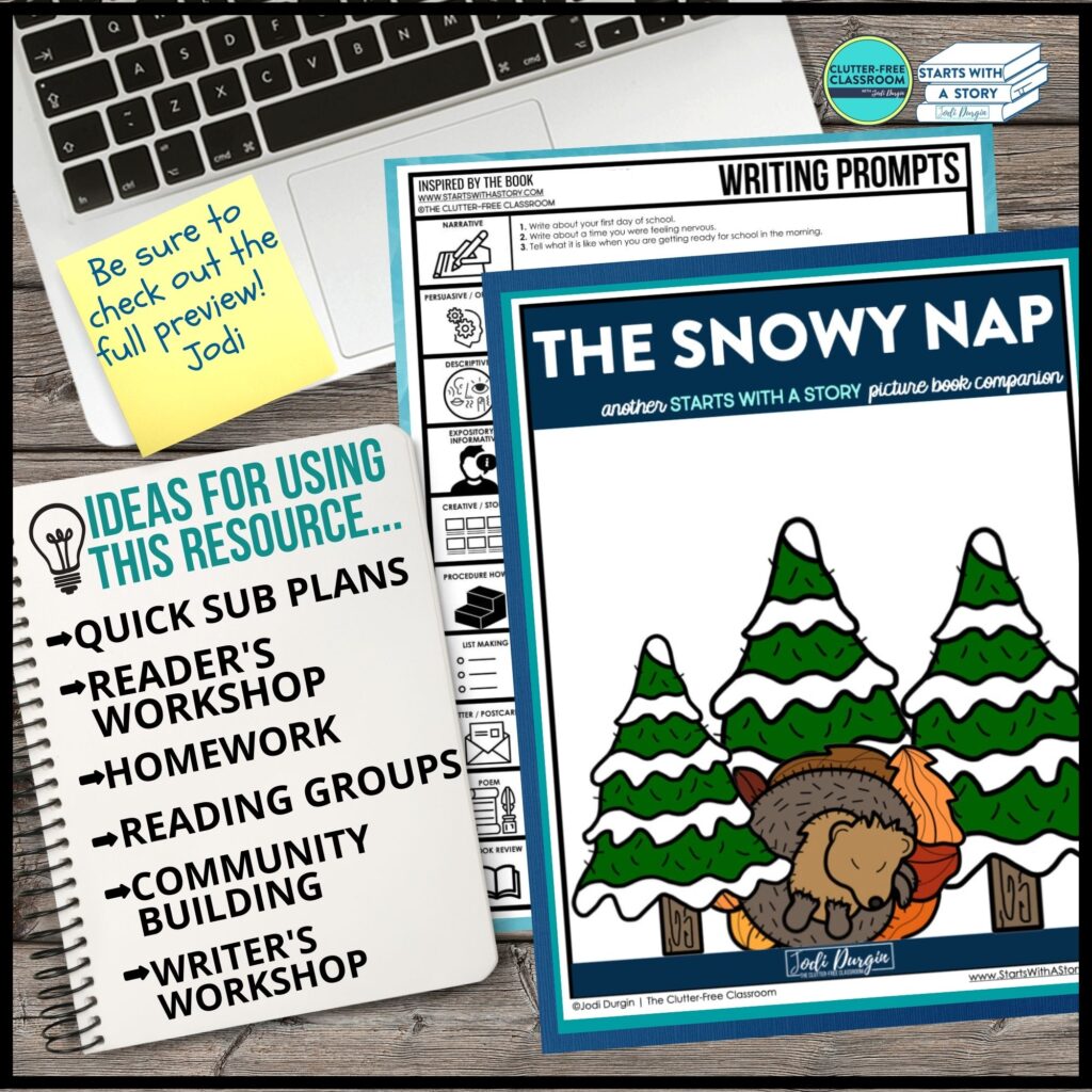 The Snowy Nap book companion