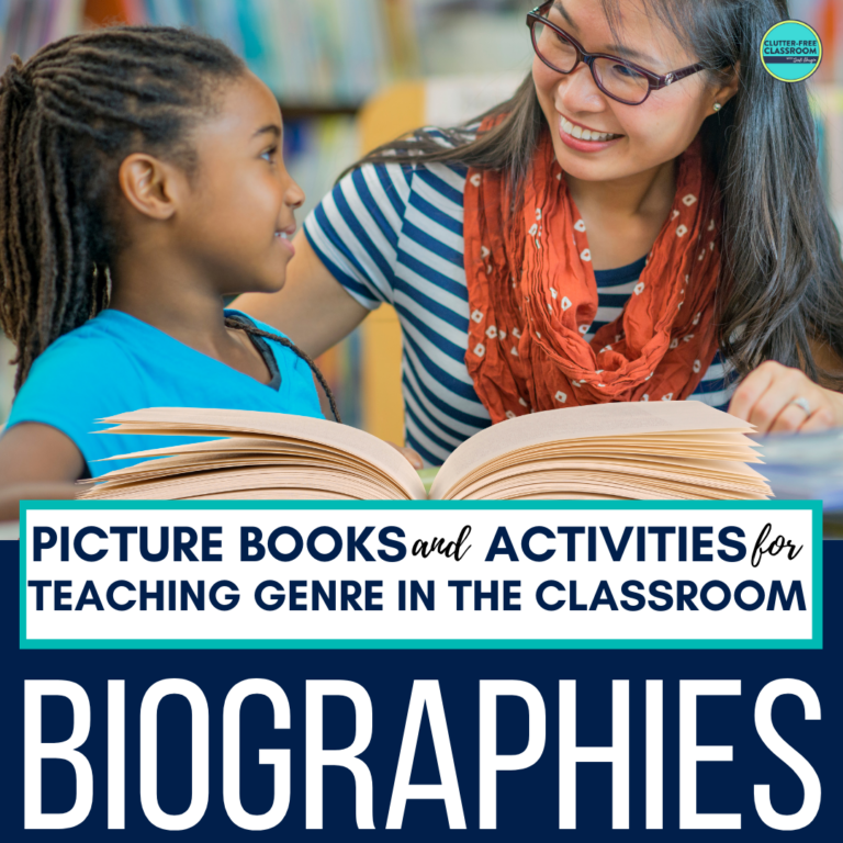 Biography picture books and activities