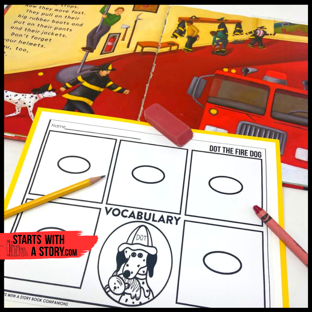 Dot the Fire Dog activity
