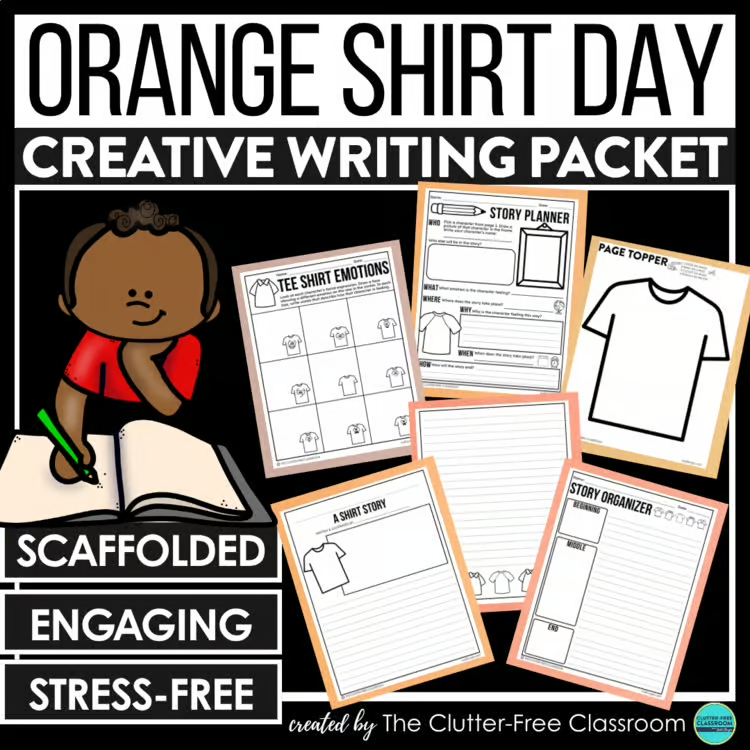 Orange Shirt Day writing packet