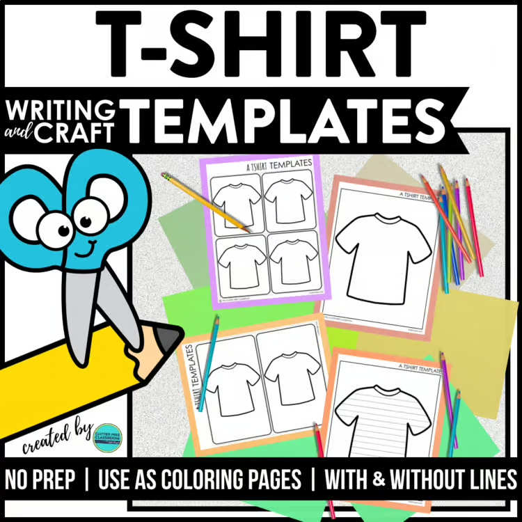 T-shirt craft templates