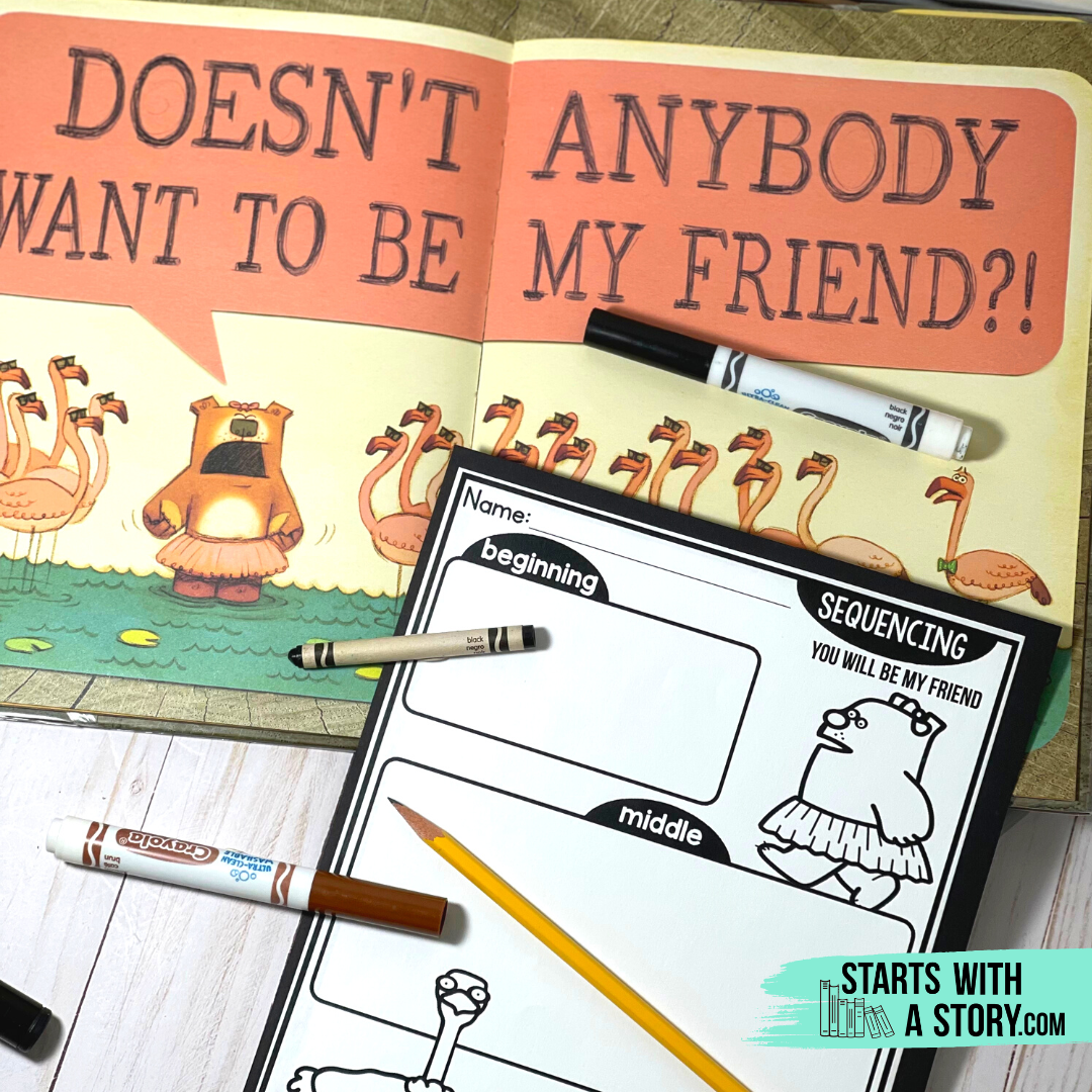 You Will Be My Friend book activity