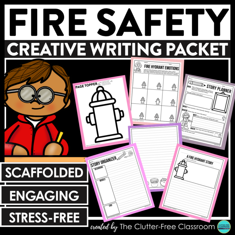 fire safety creative writing activities