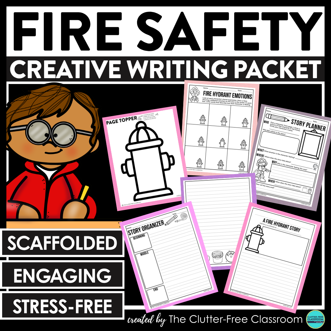 fire safety creative writing activities