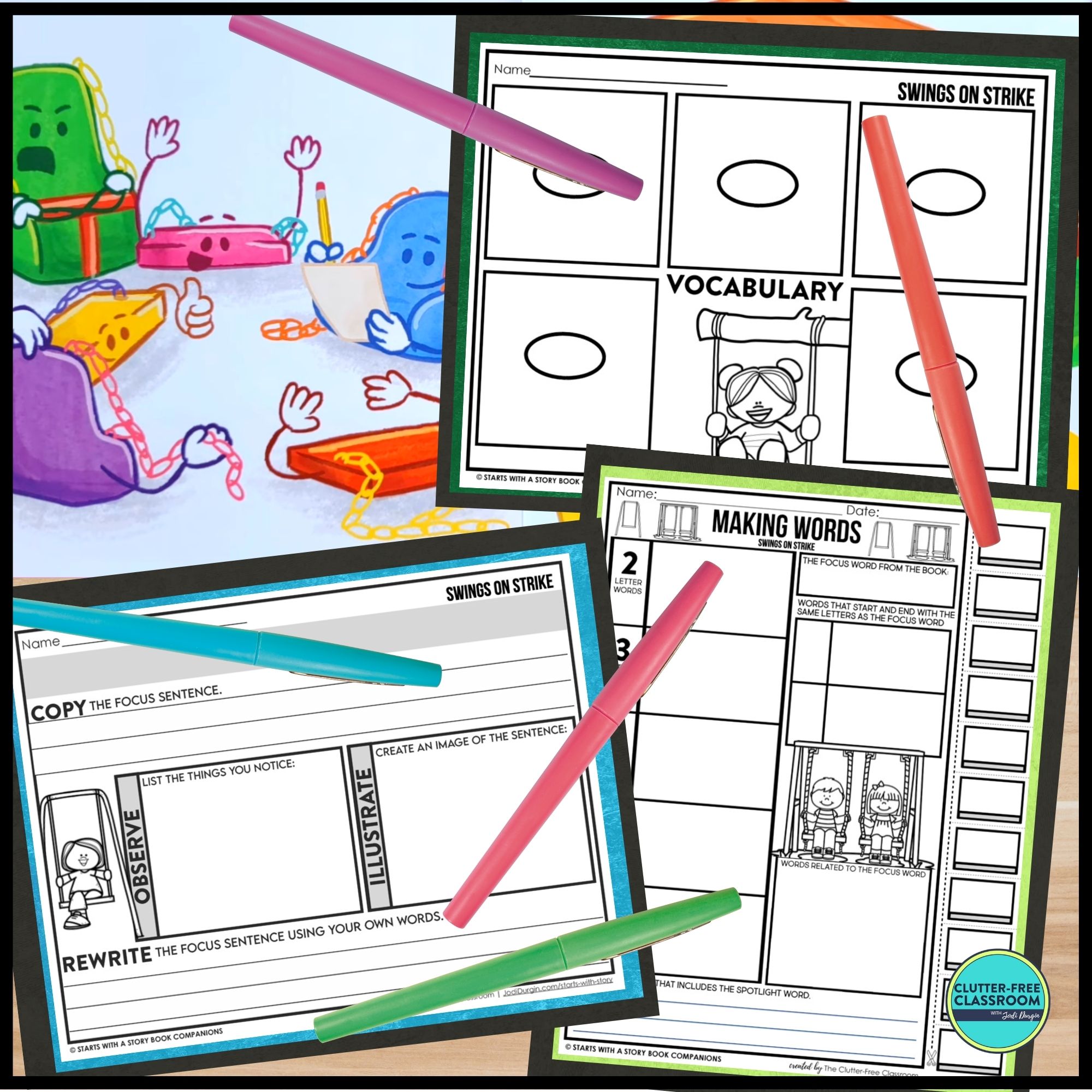 Swings on Strike Activities and Lesson Plans for 2024 Teaching with